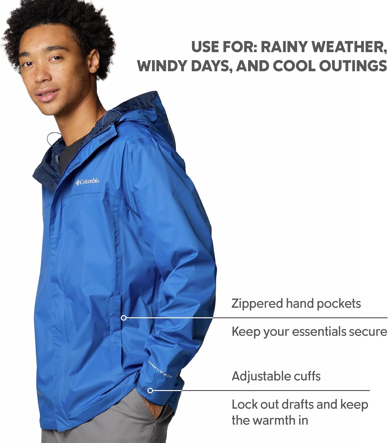 image:imageColumbia Mens Watertight II Rain JacketMountain Blue