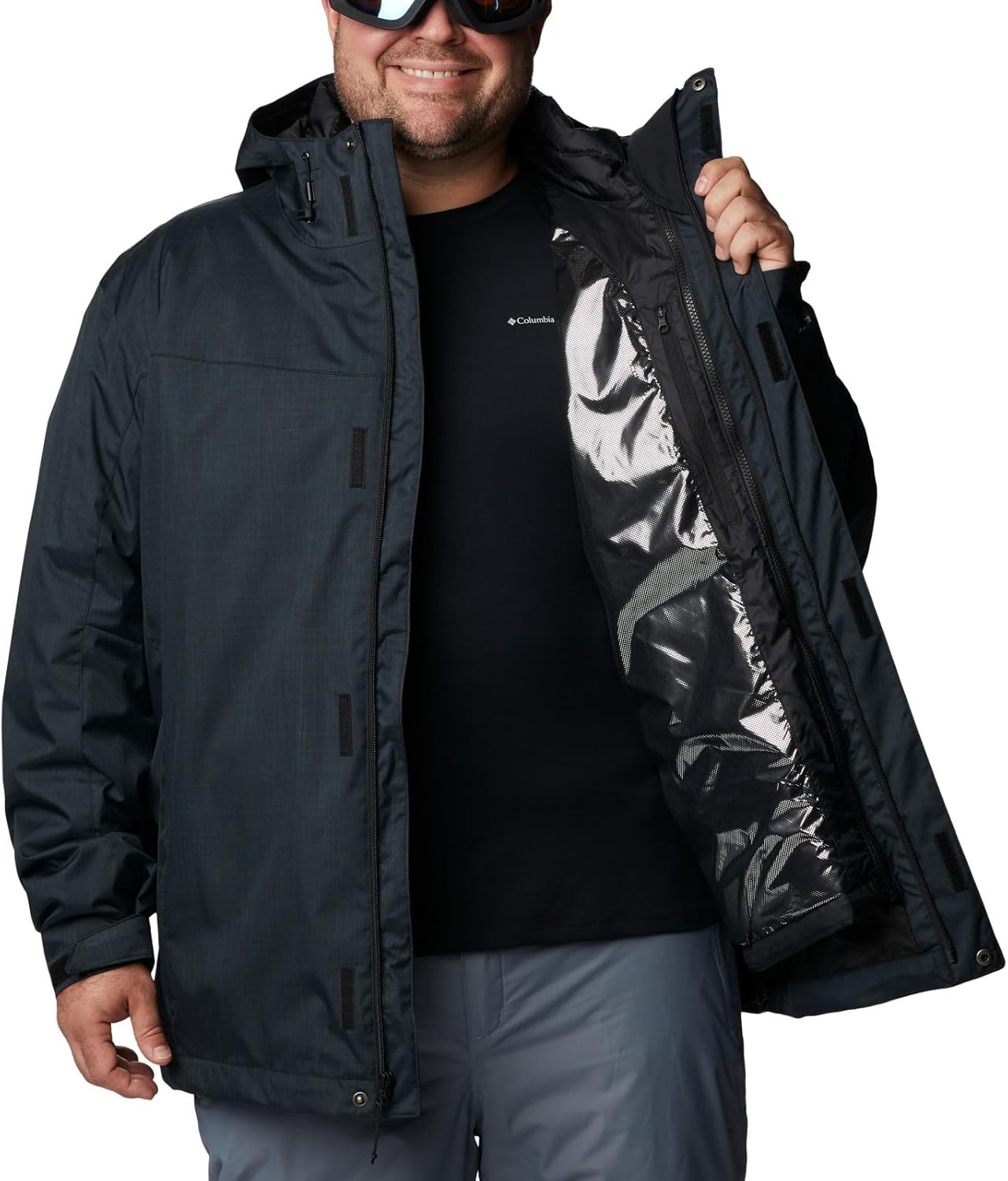 image:imageColumbia Mens Whirlibird V Interchange JacketBlack Melange