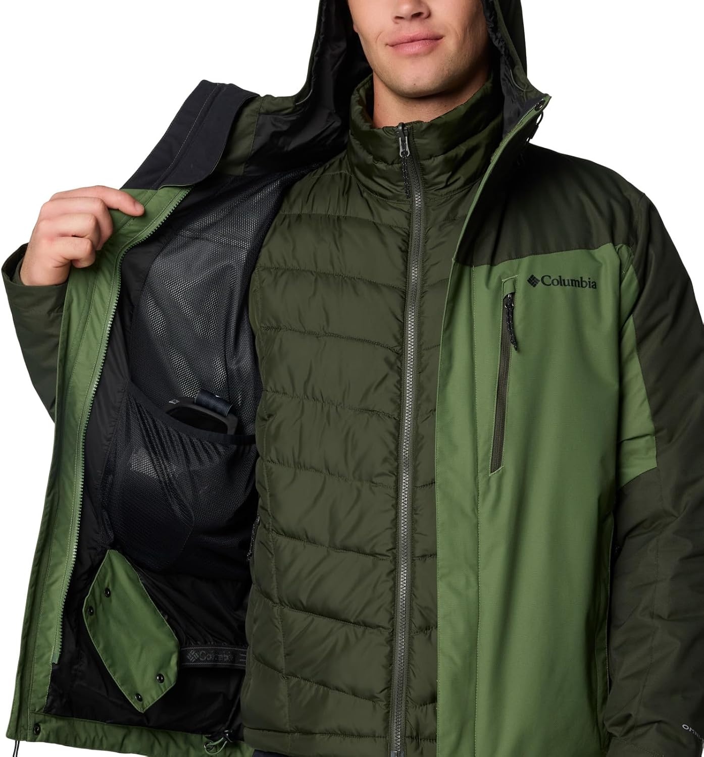 image:imageColumbia Mens Whirlibird V Interchange JacketCanteenGreenscape