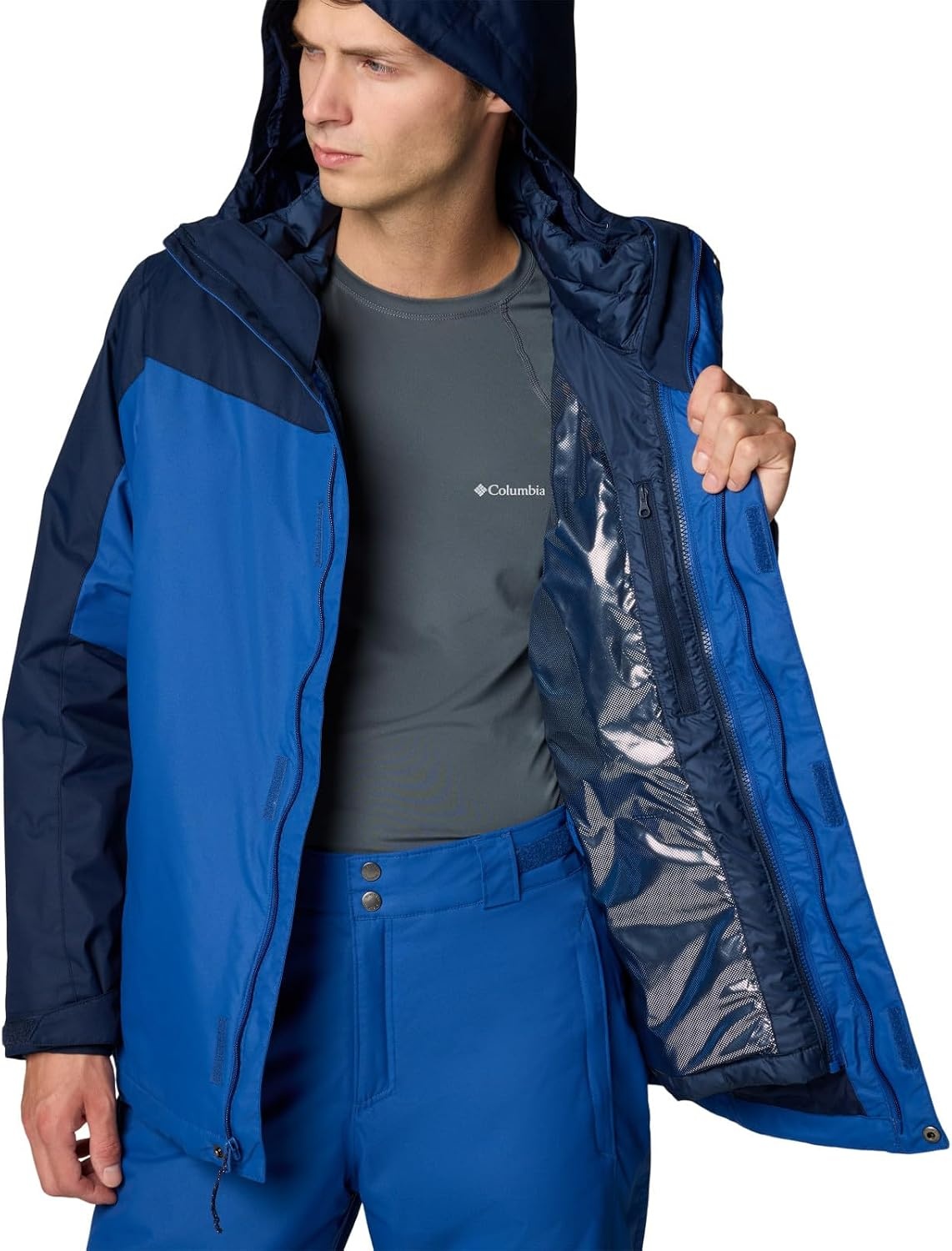 image:imageColumbia Mens Whirlibird V Interchange JacketMountain BlueCollegiate Navy