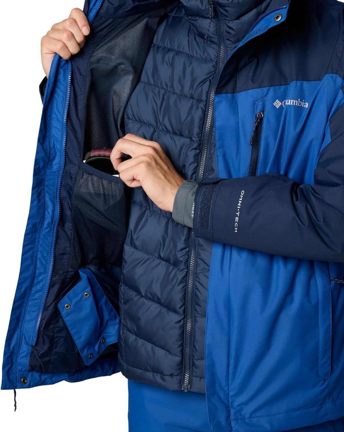 image:imageColumbia Mens Whirlibird V Interchange JacketMountain BlueCollegiate Navy