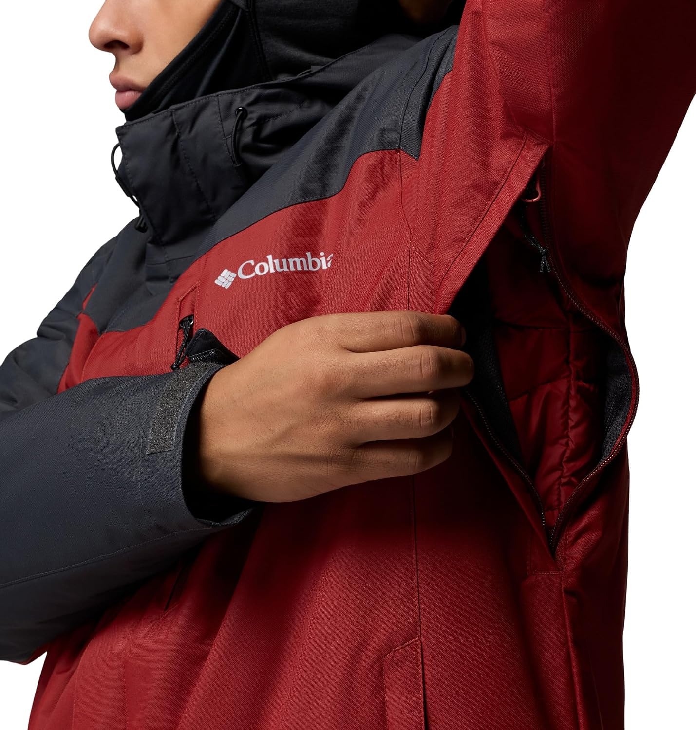 image:imageColumbia Mens Whirlibird V Interchange JacketRed OxideShark