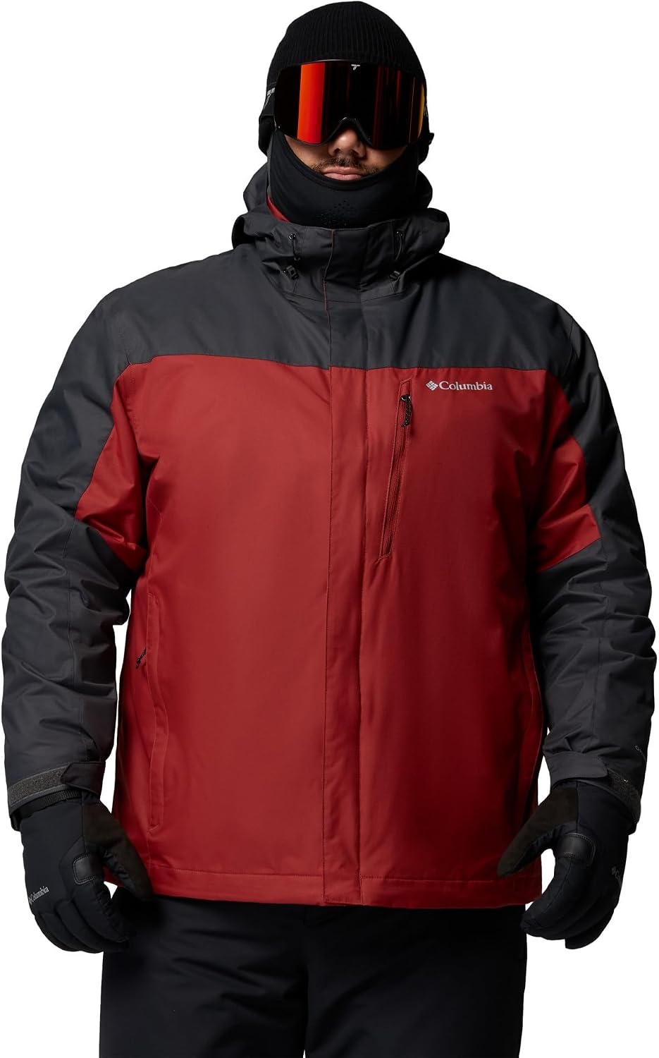 image:imageColumbia Mens Whirlibird V Interchange JacketRed OxideShark