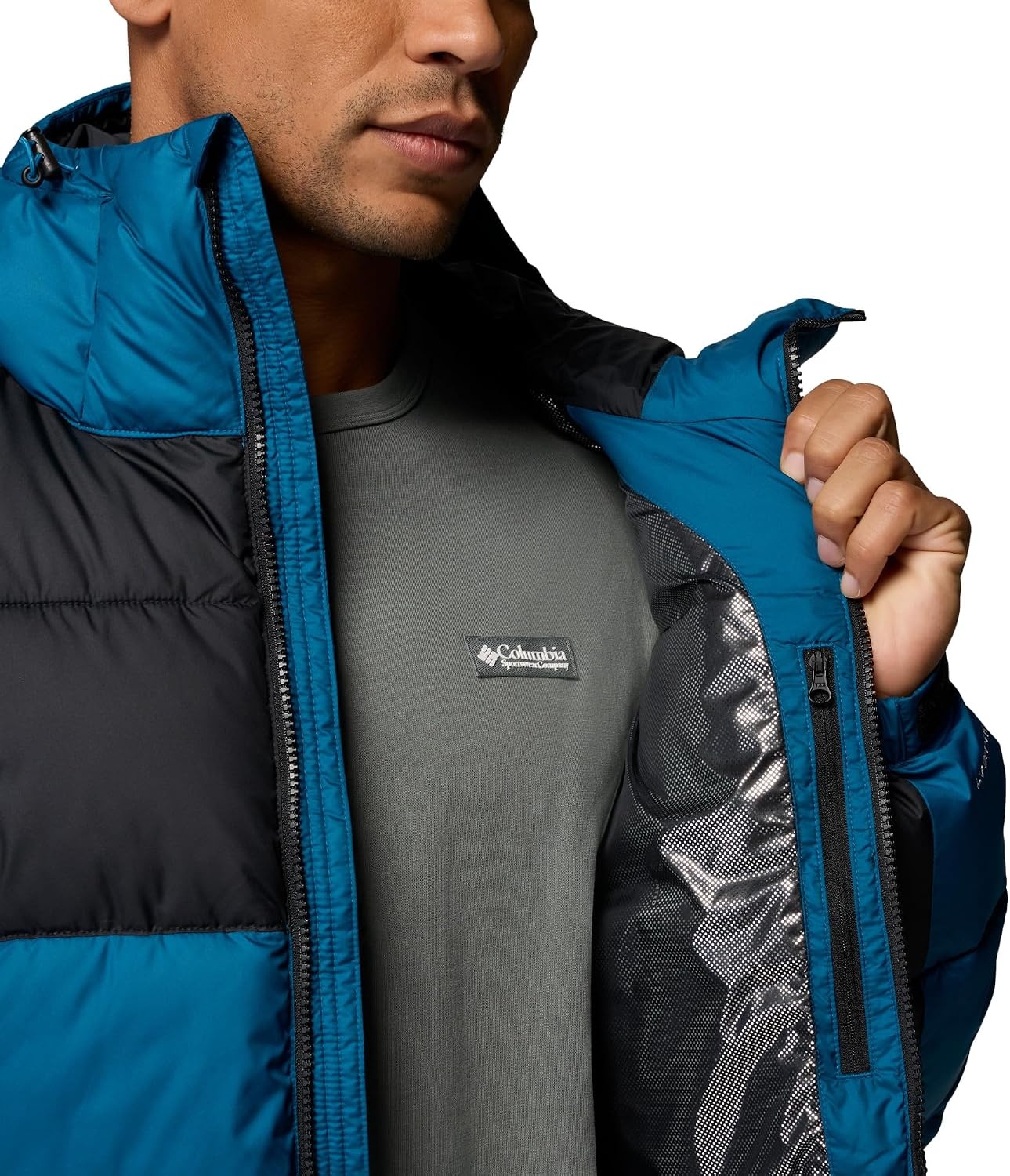 image:imageColumbia Pike Lake II Hooded JacketPhoenix BlueBlack