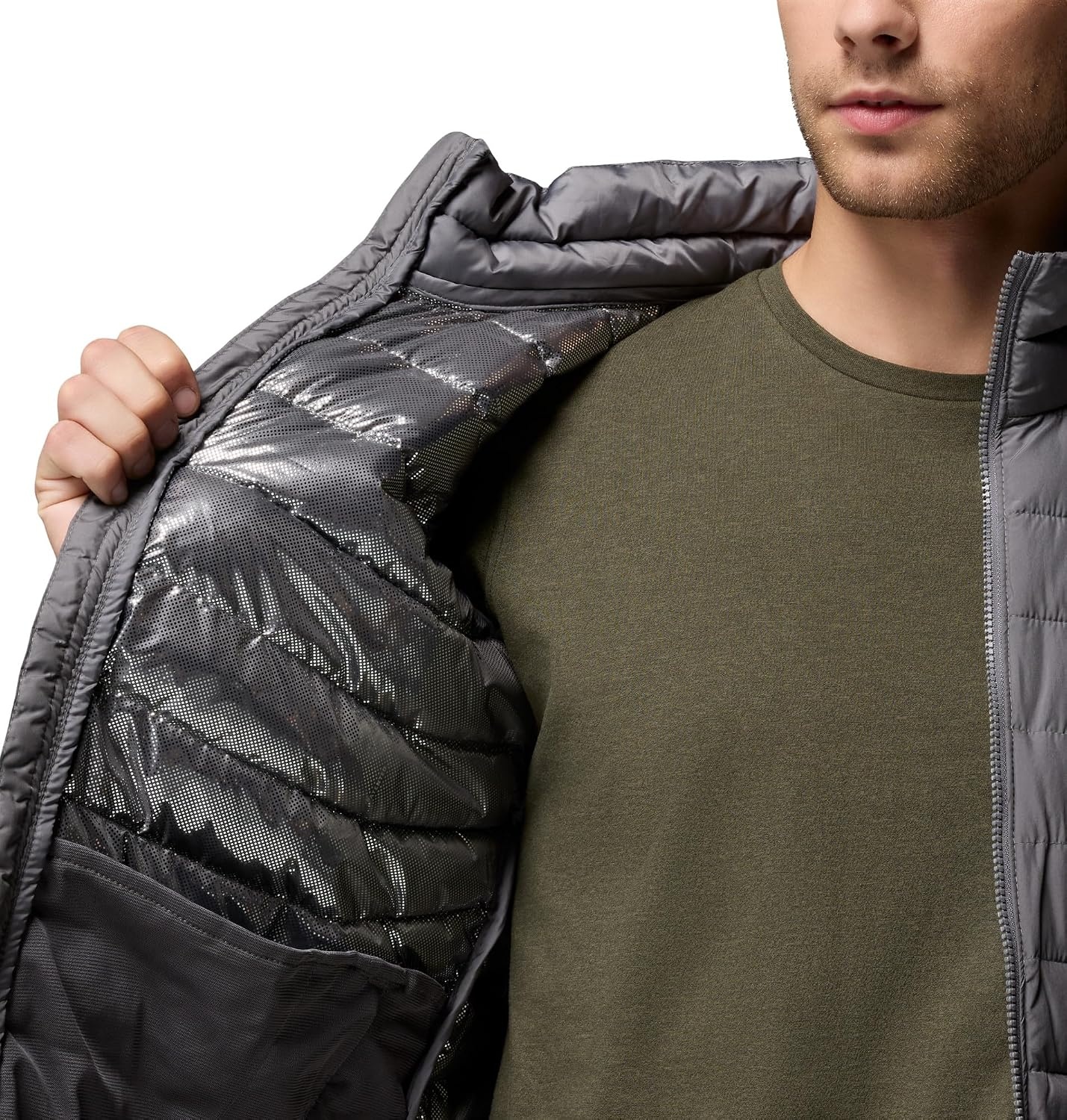 image:imageColumbia mens Powder Lite II JacketCity Grey