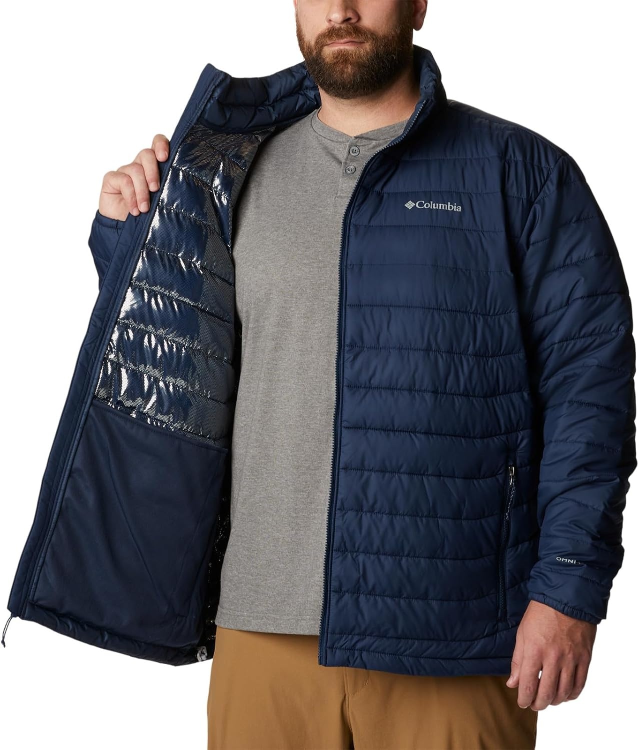 image:imageColumbia mens Powder Lite II JacketCollegiate Navy