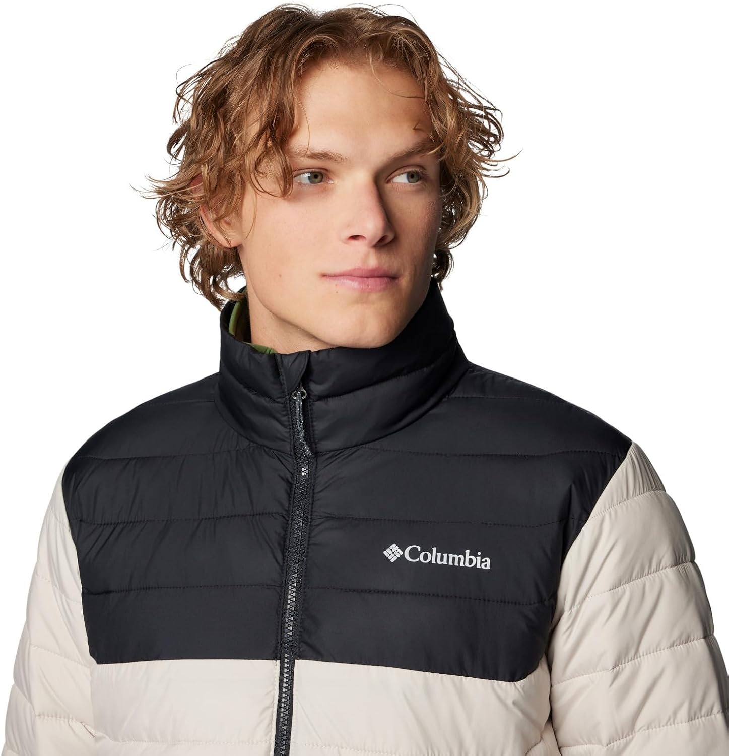 image:imageColumbia mens Powder Lite II JacketDark StoneBlack