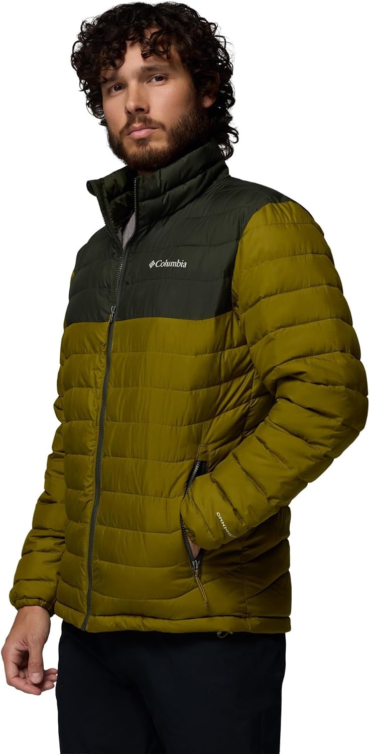 image:imageColumbia mens Powder Lite II JacketMossy GreenGreenscape