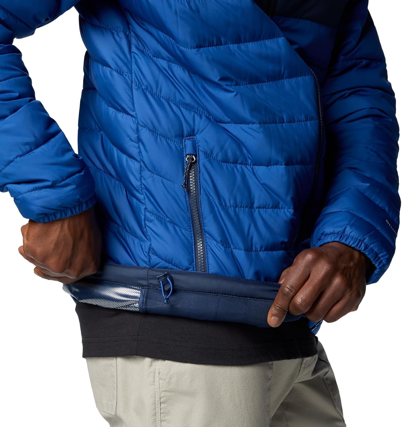 image:imageColumbia mens Powder Lite II JacketMountain BlueCollegiate Navy