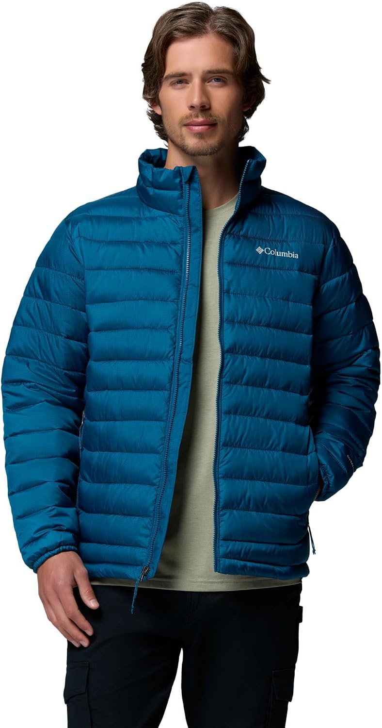 image:imageColumbia mens Powder Lite II JacketPhoenix Blue Ripstop