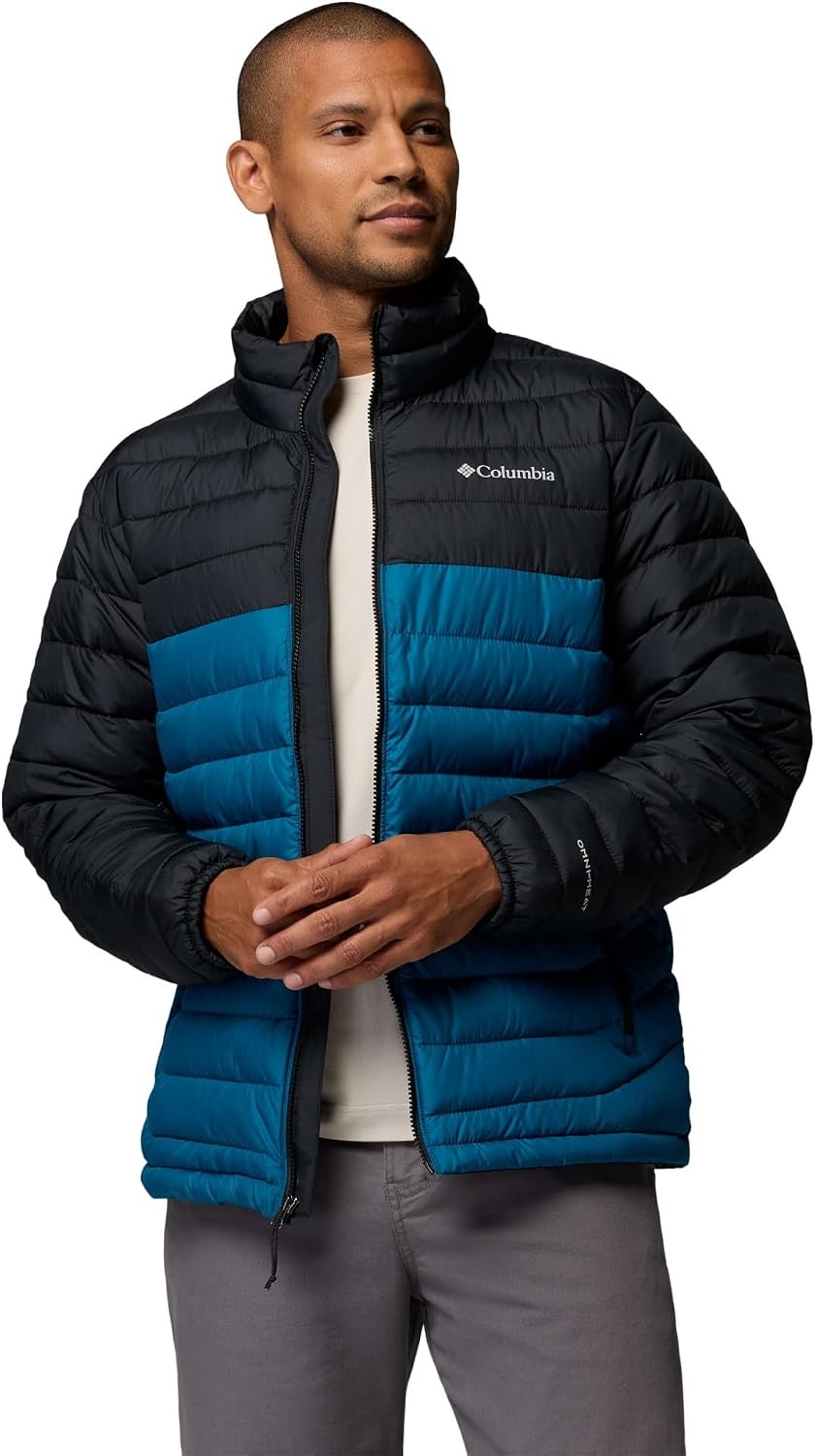 image:imageColumbia mens Powder Lite II JacketPhoenix BlueBlack
