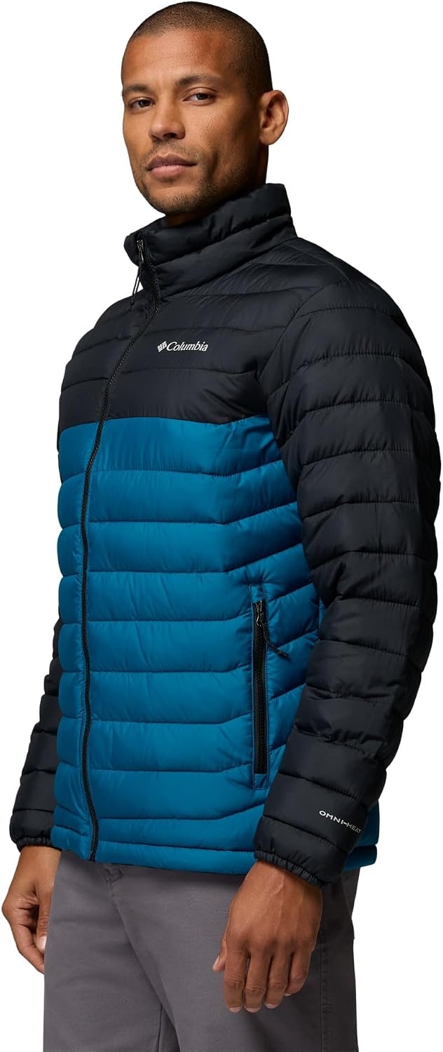 image:imageColumbia mens Powder Lite II JacketPhoenix BlueBlack