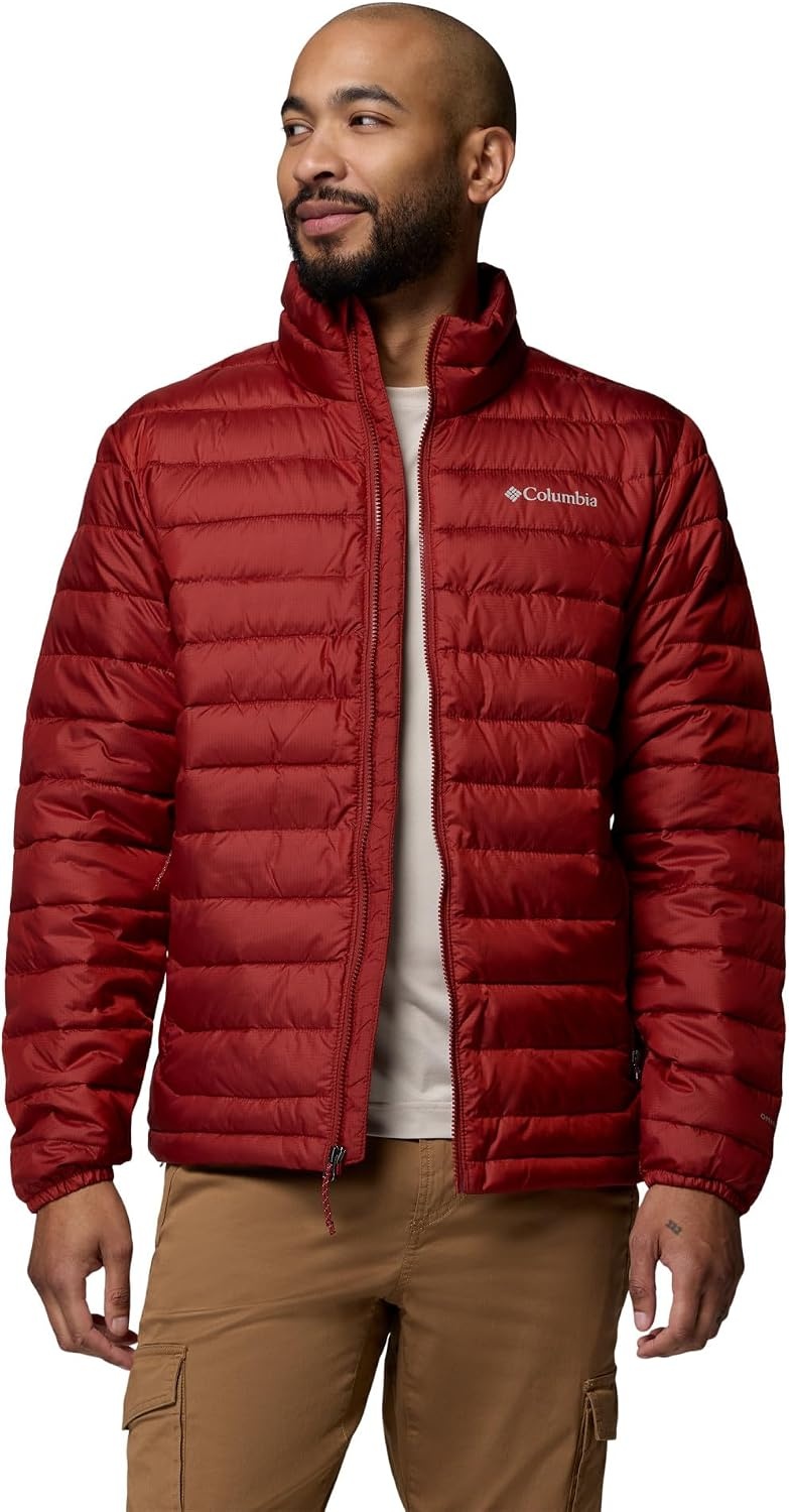 image:imageColumbia mens Powder Lite II JacketRed Oxide Ripstop