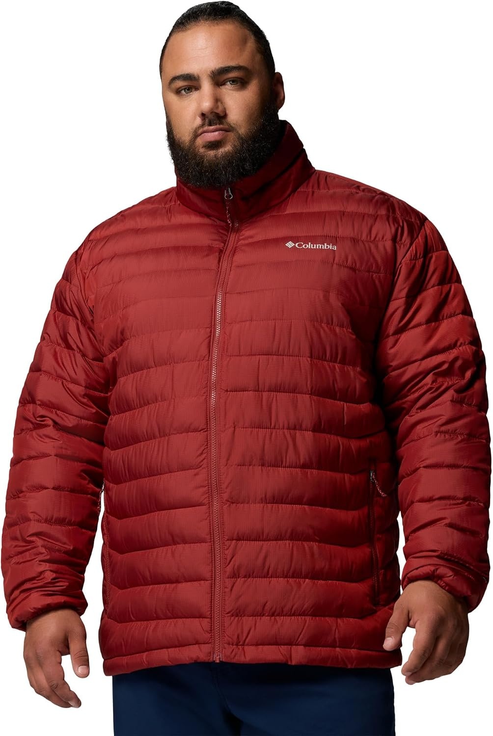 image:imageColumbia mens Powder Lite II JacketRed Oxide Ripstop