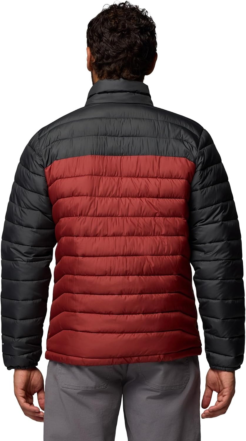 image:imageColumbia mens Powder Lite II JacketRed OxideShark