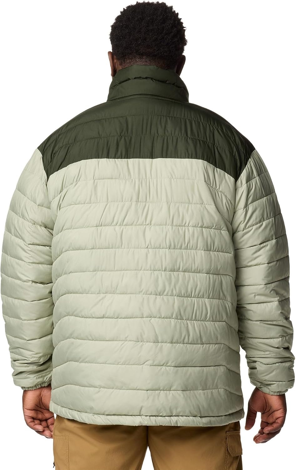 image:imageColumbia mens Powder Lite II JacketSafariGreenscape