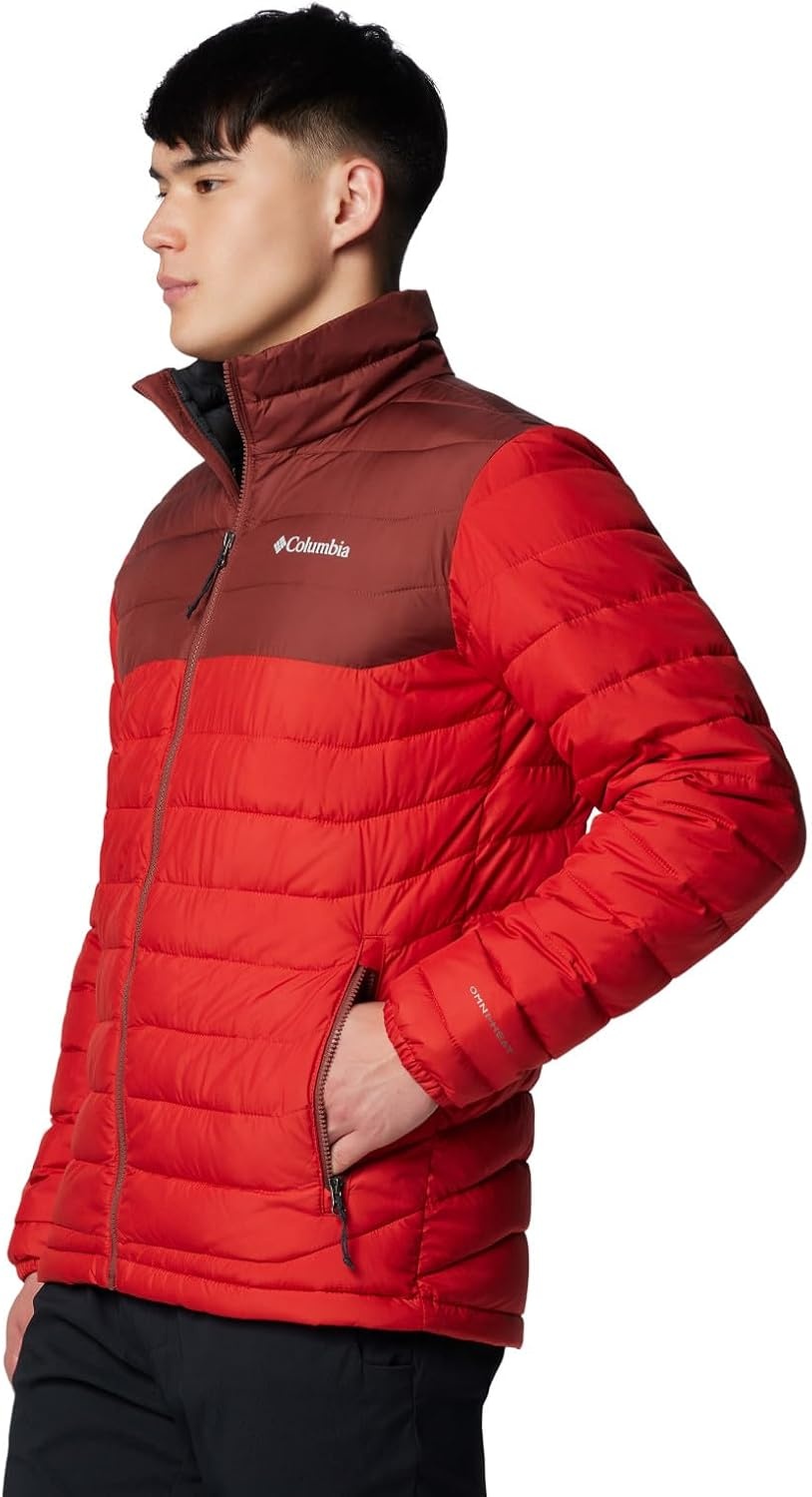 image:imageColumbia mens Powder Lite II JacketSail RedSpice