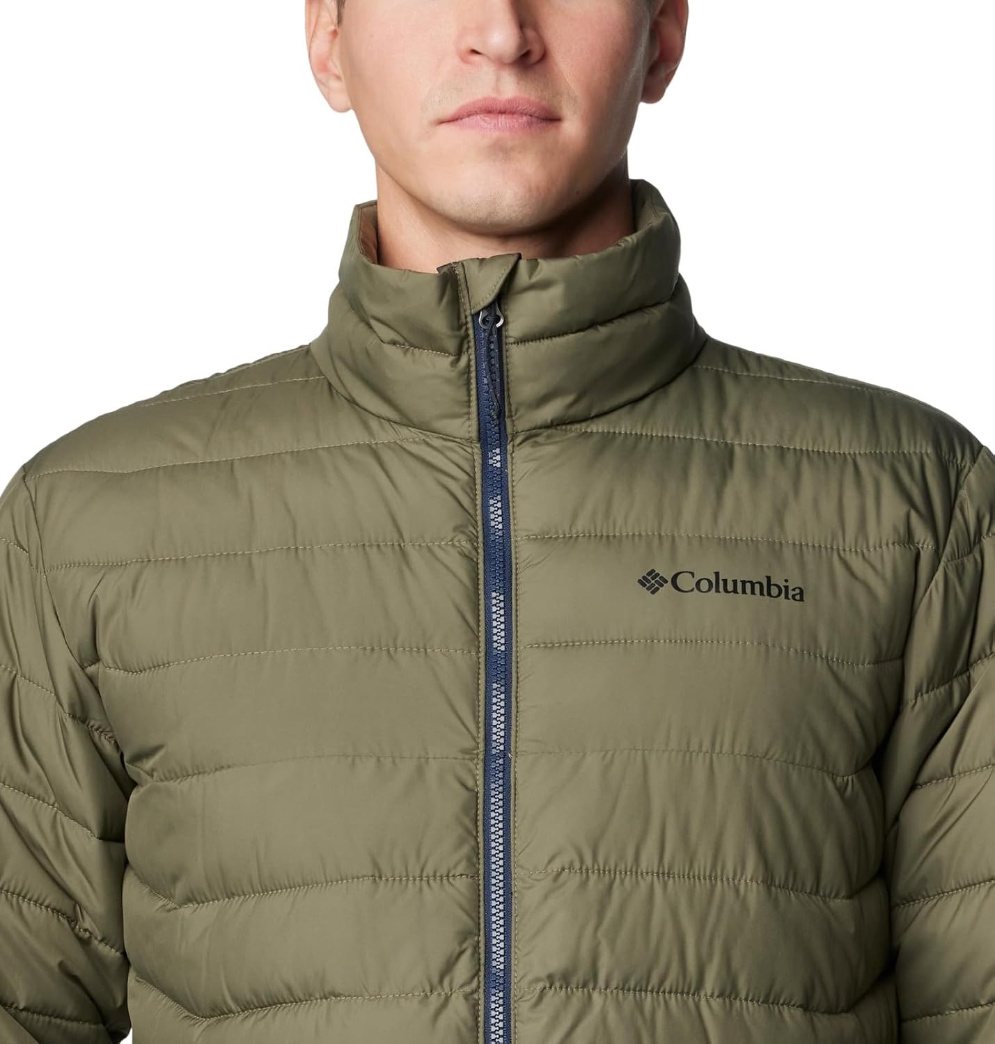 image:imageColumbia mens Powder Lite II JacketStone Green