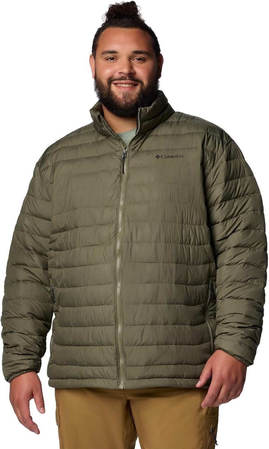 image:imageColumbia mens Powder Lite II JacketStone Green
