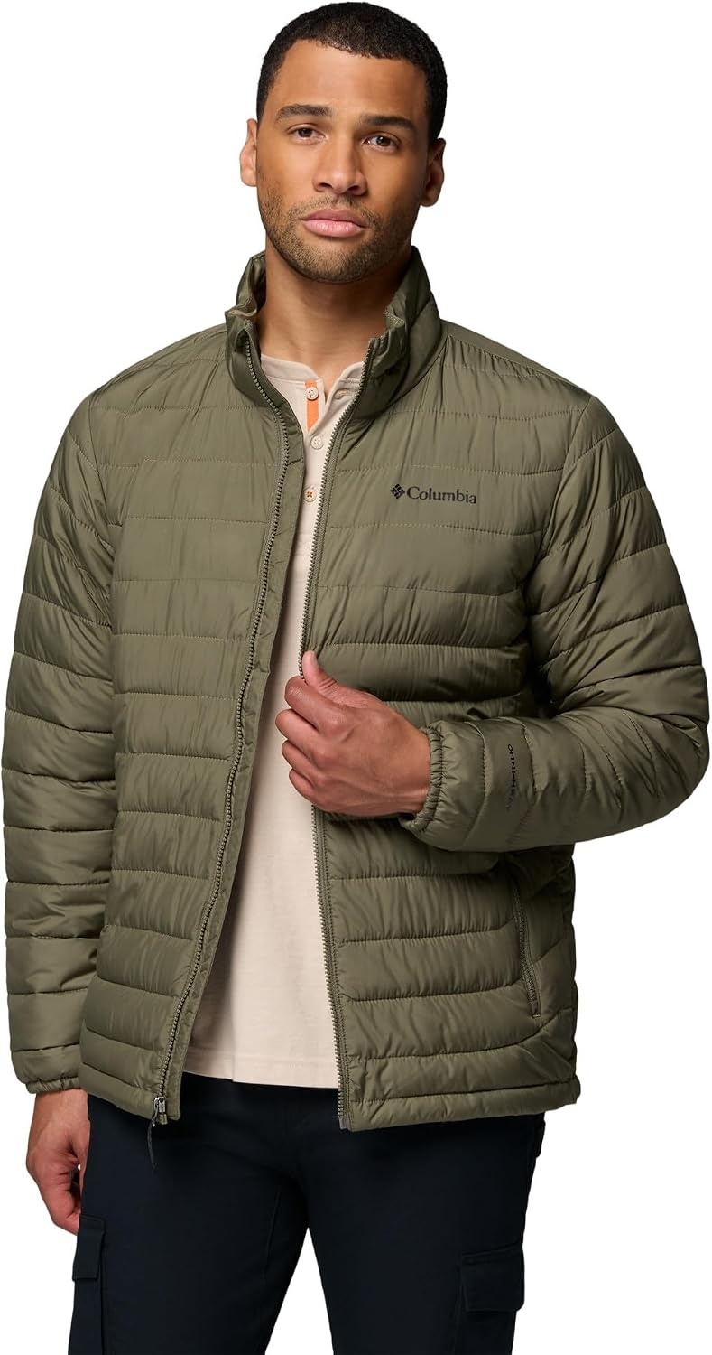 image:imageColumbia mens Powder Lite II JacketStone Green