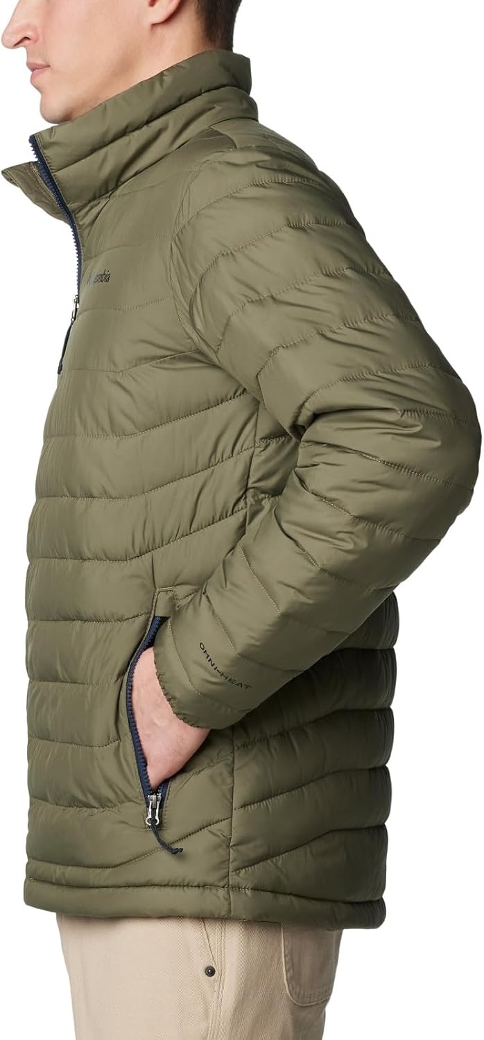 image:imageColumbia mens Powder Lite II JacketStone Green