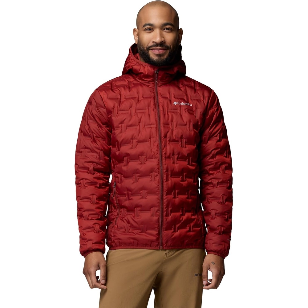 image:imageColumbia Mens Delta Ridge II Down Hooded JacketRed Oxide