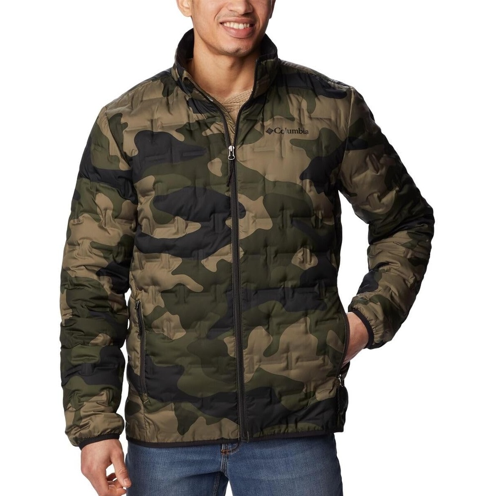 image:imageColumbia Mens Delta Ridge II Down JacketStone Green Mod Camo Print