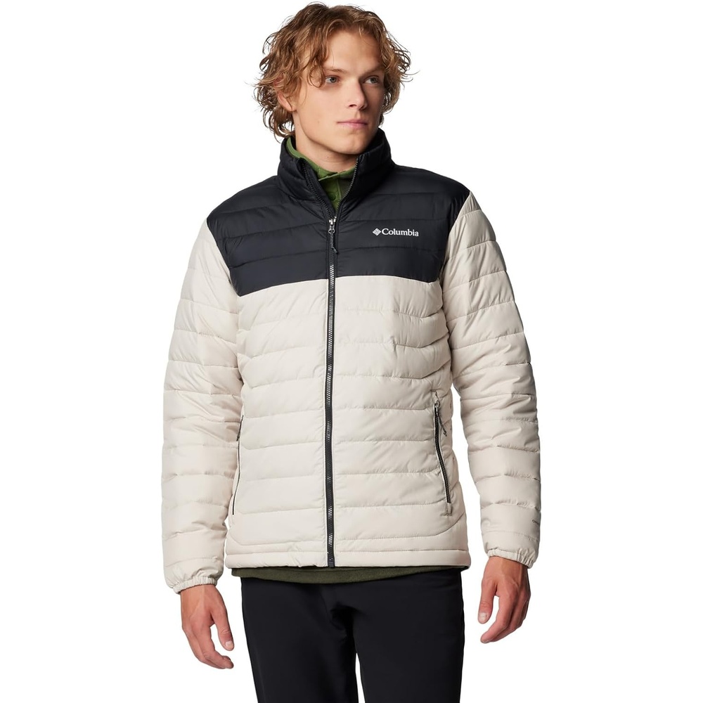 image:imageColumbia mens Powder Lite II JacketDark StoneBlack
