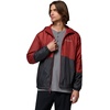 Columbia Men’s Hazen Pines Lined Windbreaker(Red Oxide/Shark)