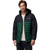 Columbia Men’s Powder Lite II Hooded Jacket(Rain Forest/Black)