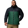 Columbia Men’s Powder Lite II Hooded Jacket(Rain Forest/Black)