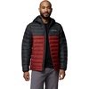 Columbia Men’s Powder Lite II Hooded Jacket(Red Oxide/Shark)