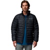 Columbia mens Powder Lite II Jacket(Black Ripstop)