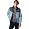Columbia mens Powder Lite II Jacket(Crushed Blue/Shark)