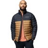 Columbia mens Powder Lite II Jacket(Delta/Black)