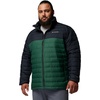 Columbia mens Powder Lite II Jacket(Rain Forest/Black)