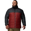 Columbia mens Powder Lite II Jacket(Red Oxide/Shark)