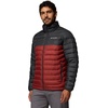 Columbia mens Powder Lite II Jacket(Red Oxide/Shark)