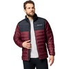 Columbia mens Powder Lite II Jacket(Rich Wine/Black)