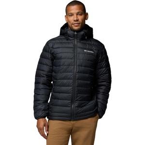 Columbia Men’s Powder Lite II Hooded Jacket(Black Ripstop)