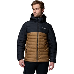 Columbia Men’s Powder Lite II Hooded Jacket(Delta/Black)