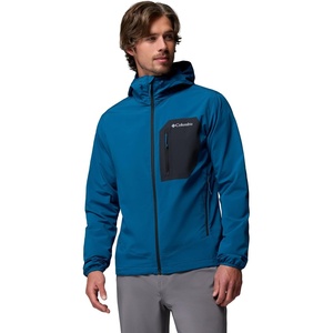 Columbia Men’s Tall Heights III Hooded Softshell(Phoenix Blue/Black)