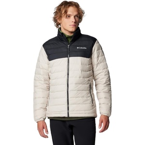 Columbia mens Powder Lite II Jacket(Dark Stone/Black)
