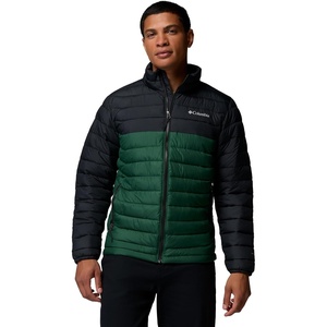 Columbia mens Powder Lite II Jacket(Rain Forest/Black)