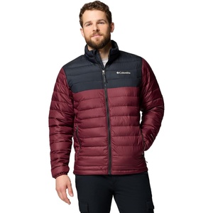 Columbia mens Powder Lite II Jacket(Rich Wine/Black)