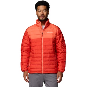 Columbia mens Powder Lite II Jacket(Super Sonic/Zing)