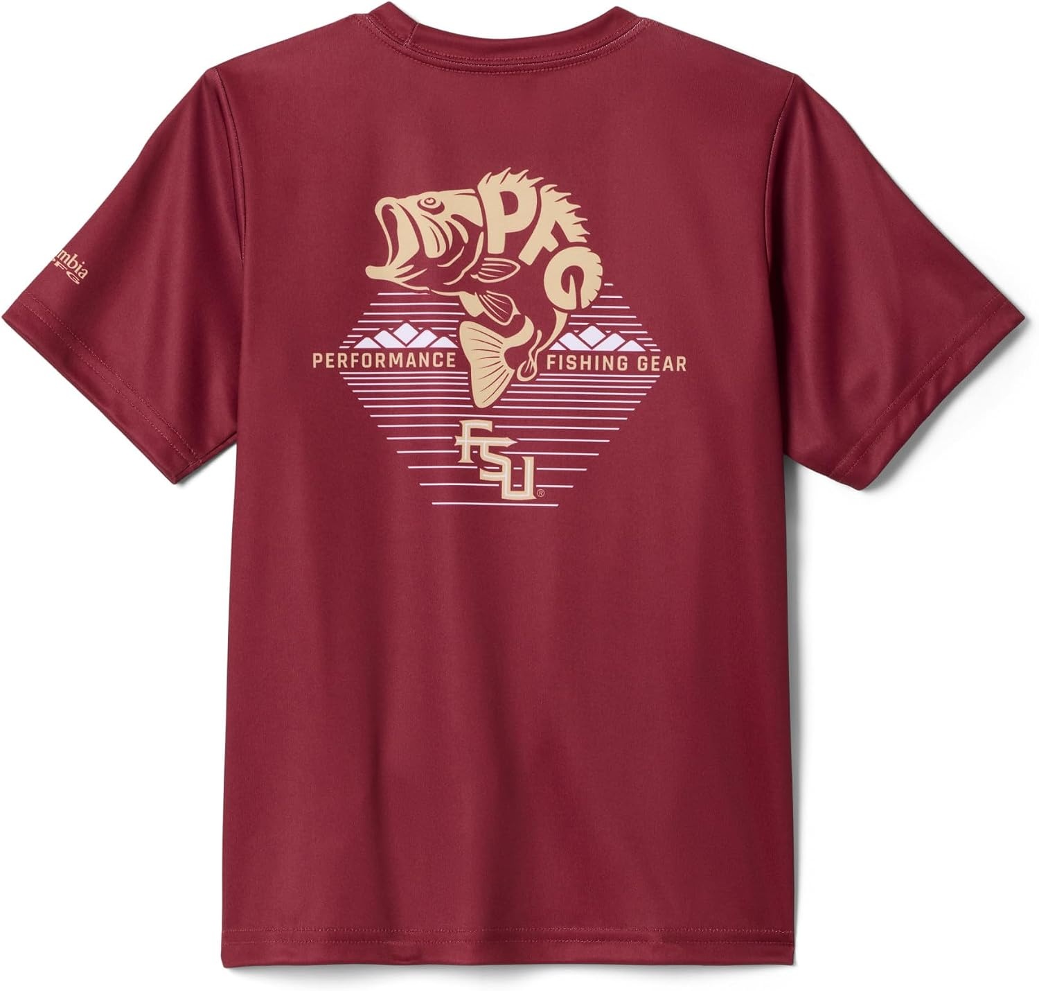image:imageColumbia Boys Collegiate Terminal Tackle Short Sleeve ShirtFsu Cabernet