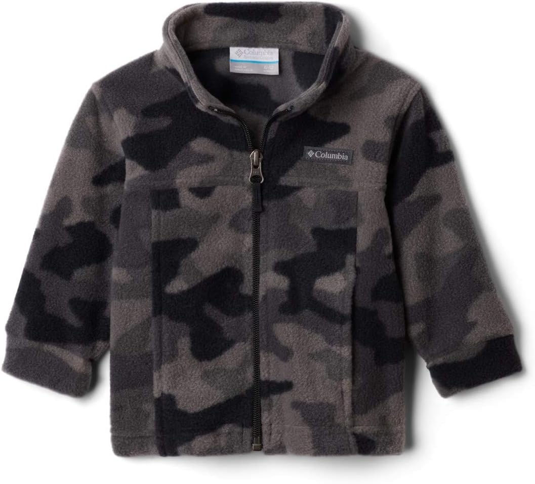 image:imageColumbia Boys Zing Fleece Jacket JacketBlack Trad Camo B Print