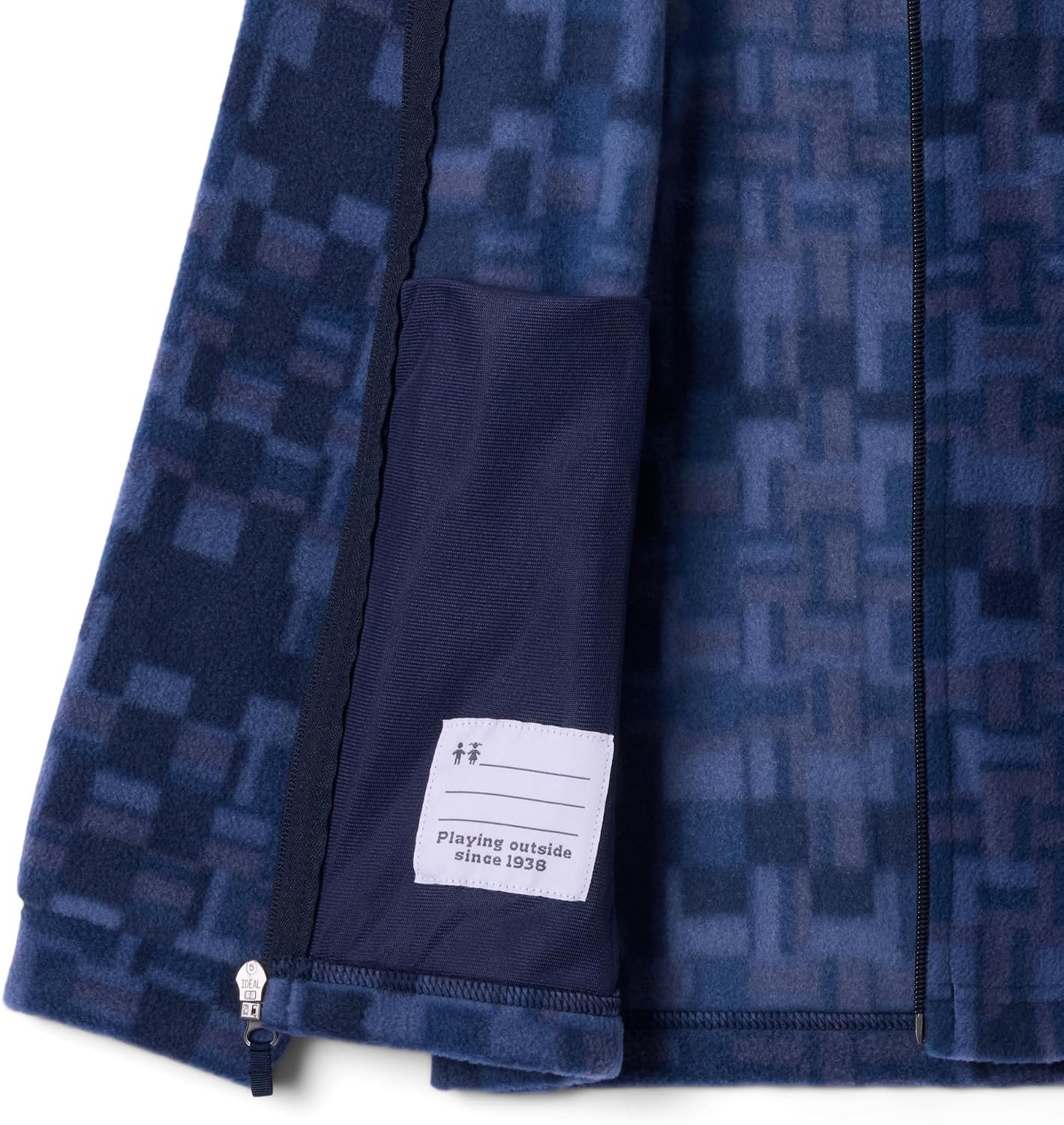 image:imageColumbia Boys Zing Fleece Jacket JacketCollegiate Navy Unwoven