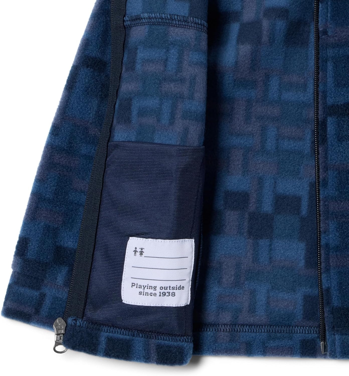 image:imageColumbia Boys Zing Fleece Jacket JacketCollegiate Navy Unwoven